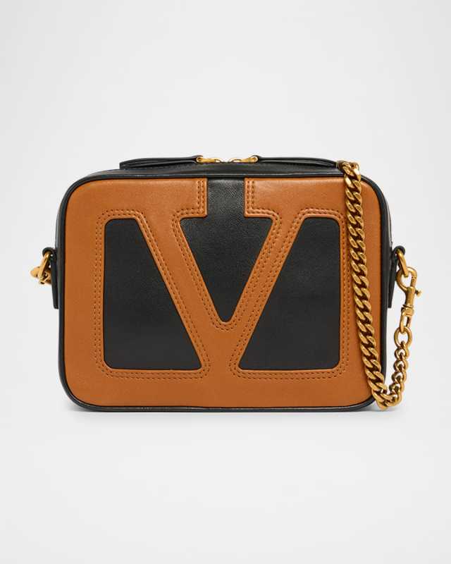 Viva Superstar VLOGO Leather Crossbody Bag
